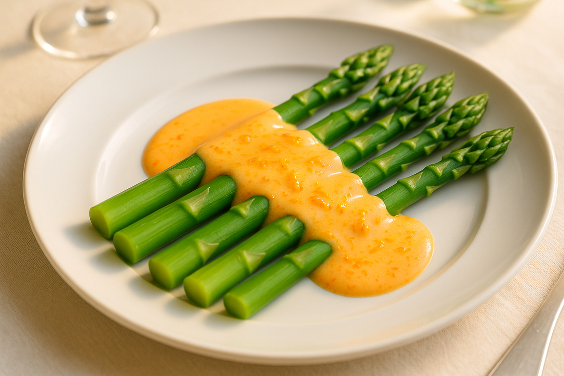 Perfect Maltaise Sauce: Hotel Chef's Elegant Orange Hollandaise for Asparagus