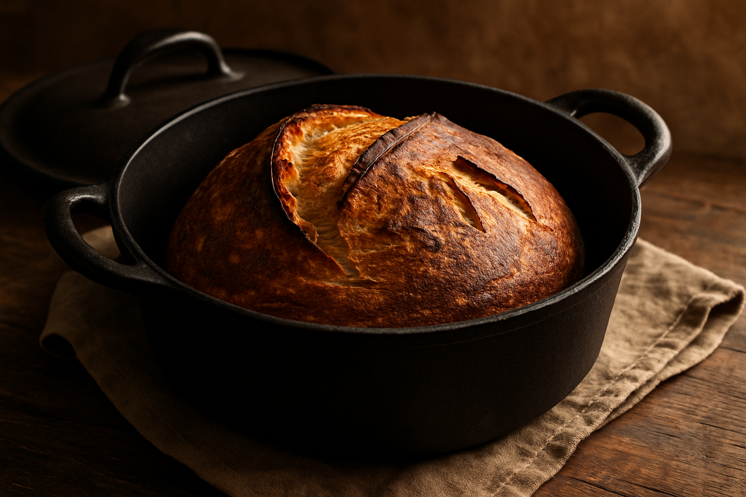 No-Knead Artisan Bread: The Hotel Baker's 4-Ingredient Miracle