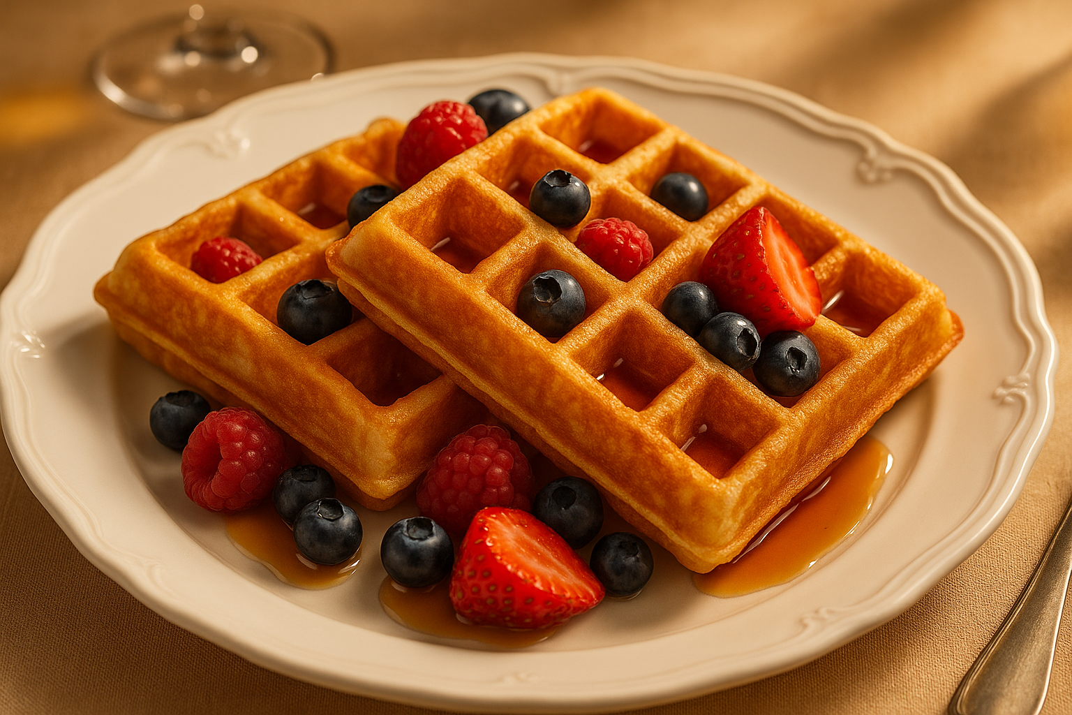 Perfect Belgian Waffles: Hotel Chef's Crispy-Outside, Fluffy-Inside Secret